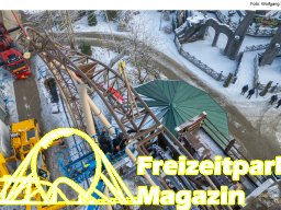 Aufbau des Themenbereichs „Sonnenbucht“ in FANTASIA (Januar 2025)